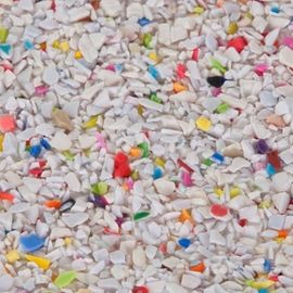 Medios abrasivos de plástico de urea duradero para desbarbar o limpiar, medios de reventado de urea para semiconductores proveedor